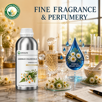 Huile Essentielle de Camomille Allemande (Matricaria Chamomilla) pour Parfumerie Fine, Note de Cœur Végétale pour Senteurs de Luxe