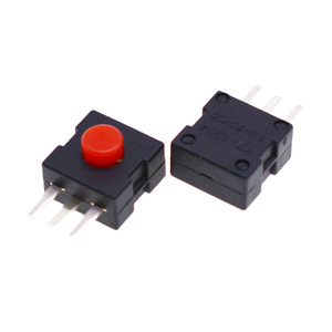 1212-223DH <span class=keywords><strong>3</strong></span>-Pin Edge Plug-In Auto-Locking On-Off botão interruptor para lanterna, componentes eletrônicos Atuador de pino reto - Product Image 4