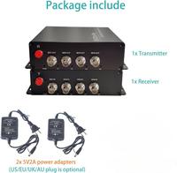 Extendeurs de fibre optique 4 ports 3G-SDI sur FC, qualité de diffusion, prise en charge des caméras 3G-SDI, HD-SDI (sans données RS-485)