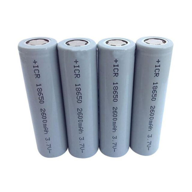Rechargeable 18650 Lithium Ion Battery 3.7v 2600mAh Li Ion Battery Cell