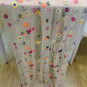Dopamine-Enhanced Colored Polka Dot Printed Mesh Table Runners for Home Use Birthday Parties Floral Backdrops - Product Image 3