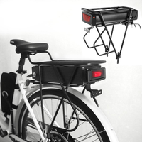 Batterie lithium puissante 36V 48V 52V 20AH 25AH 30AH pour porte-bagages arrière de vélos électriques, chargeur rapide 1500W 50A inclus