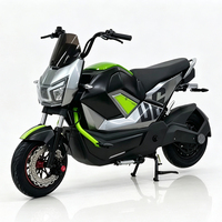 Moto électrique de course puissante pour homme, fabriquée en Chine, avec pneus CKD SKD de 10/12 pouces, 1000/1500W, vitesse maximale de 55 km/h, homologuée EEC