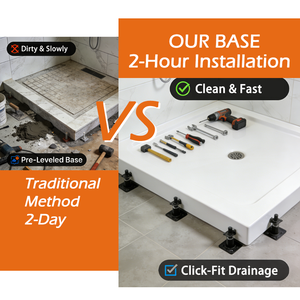 Bak Mandi Persegi Panjang Modern Solid Surface Jestone JST002 dengan Drainase Linear - OEM/ODM Dapat Disesuaikan untuk Hotel & Apartemen - Product Image 6