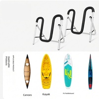 Ican KR-02 Support pliable en alliage d'aluminium en forme de M pour SUP, planche à pagaie portable, planche de surf, kayak, support de rangement et d'exposition 1KG