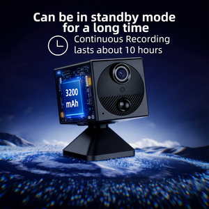 Mini Cámara 4G con Batería de 3200mAh, Mini Cámara de Vigilancia Inalámbrica para el Hogar, Visión Nocturna sin Luz, Mini Cámara de Seguridad - Product Image 1