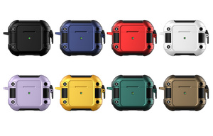 <span class=keywords><strong>Funda</strong></span> protectora para <span class=keywords><strong>AirPods</strong></span> <span class=keywords><strong>Pro</strong></span> y 3, 1, 2, TPU, PC, <span class=keywords><strong>funda</strong></span> armadura resistente, gancho, hebilla de interruptor, <span class=keywords><strong>2022</strong></span> - Product Image 6
