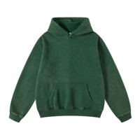 Alta calidad 100% algodón 450 Gsm Sudadera con capucha Heavyweight Pullover Hombres Sudadera con capucha de gran tamaño Fleece No String Hoodie