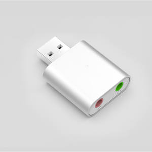 <span class=keywords><strong>Carte</strong></span> <span class=keywords><strong>son</strong></span> <span class=keywords><strong>analogique</strong></span> USB 7.1 en alliage d'aluminium pour ordinateur de bureau/ordinateur portable <span class=keywords><strong>Carte</strong></span> <span class=keywords><strong>son</strong></span> USB externe Plug-and-Play - Product Image 4