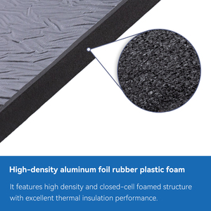 Feuille de mousse de caoutchouc NBR PVC moderne, écologique, ignifuge et isolante thermiquement, avec feuille d'aluminium pour toiture industrielle - Product Image 5