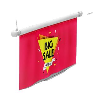 תלוי על קיר צדדים כפול מודפס חנות הדגל באנר - Product Image 3