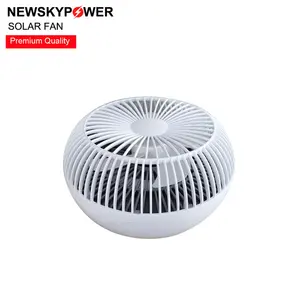 Các Nhà Sản Xuất Tại Trung Quốc 6Inch AC/DC Mini Bảng Có Thể Sạc Lại Điện Năng Lượng Mặt Trời Quạt Điện Với Cắm Trại Ánh Sáng