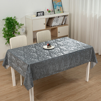 Nappe de table en PVC blanc nacré de luxe RNPT, imperméable, en vinyle gaufré, facile d'entretien, protection pour table à manger, décoration de cuisine
