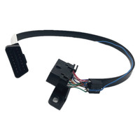 Câble OBDII plat assemblé SETOCONT 30CM, 16 broches, rallonge OBD2 mâle-femelle, profil bas, angle droit