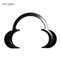 Écarteur de joue en forme de C MR.DEN, ouvre-bouche en plastique noir pour le blanchiment des dents et l'orthodontie
