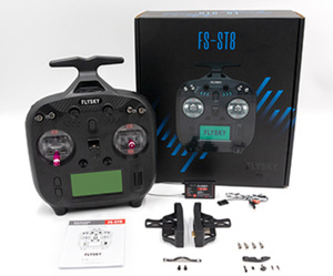 FLYSKY <strong>FS</strong>-ST8 Plastic Remote Control for Model Aircraft Drones Boats Cars 8-Channel <strong>Transmitter</strong> with SR8 <strong>Receiver</strong> - Product Image 6