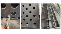 Nouvelle table de soudage modulaire 3D flexible en acier nitrué, table de fixation haute précision, plateforme de serrage polyvalente pour les besoins de soudage FDT