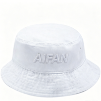Chapeau de soleil personnalisé à large bord en denim délavé et coton, casquette plate pour la pêche