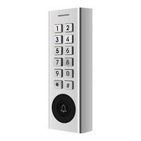 Contrôle d'accès intelligent autonome étanche TTlock avec clavier numérique métallique Bluetooth/Wi-Fi et carte de proximité