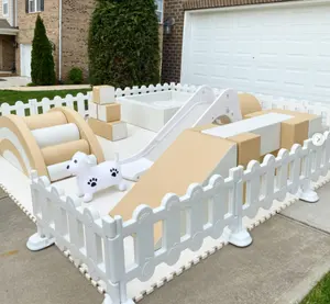 white indoor outdoor soft play white fence safety gate rental kid soft play area fence