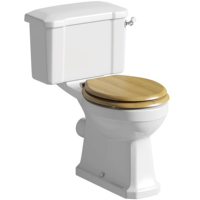 Ensemble de toilette d'hôtel de style européen moderne motif à double chasse et double drainage Plaque de couverture en bois coloré P-Trap Structure en deux pièces