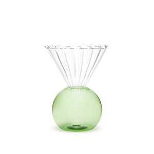 Gobelet à glace en verre borosilicate coloré décoratif fait main OEM, résistant à la chaleur, pour la décoration de table - Product Image 1