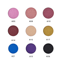 Palette d'ombres à paupières métalliques très pigmentées, mates et chatoyantes Palette d'ombres à paupières de couleurs naturelles mélangeables de longue durée