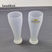 Leadsub Sublimation 20oz 600ml Tulip Pint Verre à bière givré