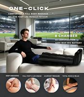 Bottes de massage pneumatiques portables pour jambes Brk Air Compression, enveloppement de massage des mollets, bottes de marche pneumatiques à batterie au lithium pour drainage lymphatique et sanguin