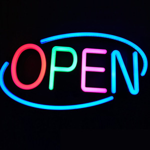 عينة مجانية مخصص السيليكون led النيون ضوء تسجيل شعار شركة متجر في الهواء الطلق للماء الاكريليك مخصص مفتوحة النيون - Product Image 2