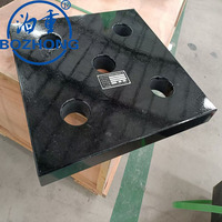 Règle de niveau de granit noir de précision 00 Grade Outils d'étalonnage de jauge parallèle à bord droit pour les mesures de marbre