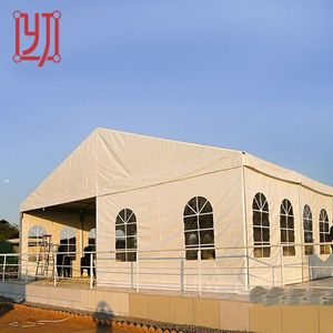 Carpa de Boda Impermeable de Guangzhou, 15x15, Cubierta de PVC Blanca, Carpa Comercial Resistente - Product Image 1