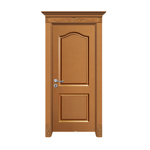 長期保証バスルームドアWPCフラッシュドアデザインチーク材ドアデザイン - Product Image 5