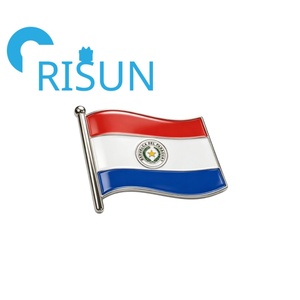 Imán de nevera, pin de solapa y insignia personalizados al por mayor con mapa de <span class=keywords><strong>la</strong></span> bandera latinoamericana, temática cultural de Asunción, Paraguay, para regalo o recuerdo. - Product Image 4
