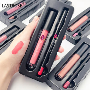 Private Label di alta qualità 2 in 1 rossetto liquido e fodera per labbra impermeabile Set Lipliner lucidalabbra di lunga durata - Product Image 2