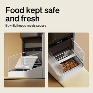 מזין אוטומטי לכלבים וחתולים, ארוחות מותאמות אישית, מתקן אוכל לתכנות, זיהוי חתולים, מעקב אחר דיאטה, משקי בית מרובי חיות מחמד - Product Image 6