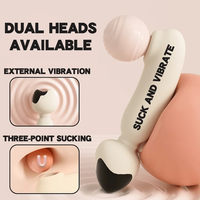 Vibrateur en forme de chat à succion, 6 niveaux de succion, 9 modes de vibration, silicone, 68x55.5x157mm, lumière ambiante, OEM ODM, masseur en gros