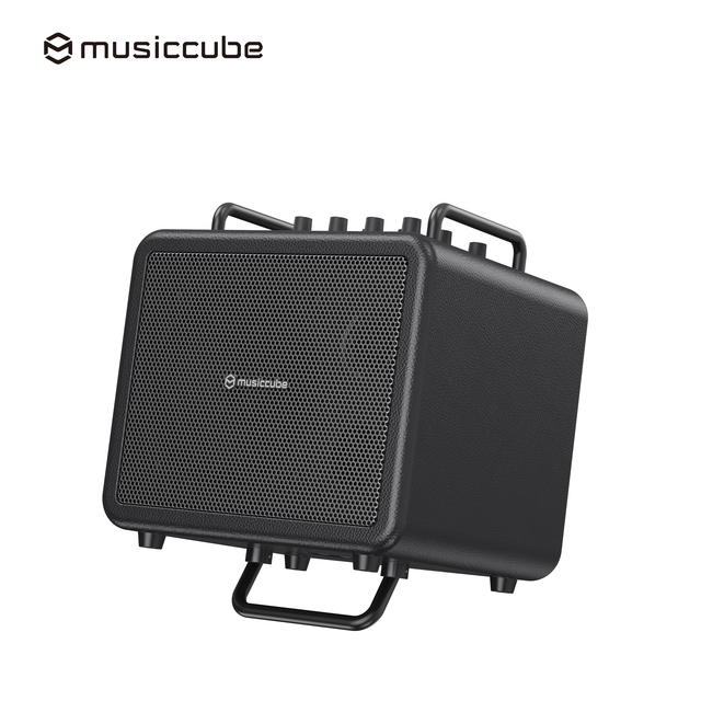 Musiccube H6PRO Portable Acoustic Guitar Amplifier Speaker 120W Built-in Live Sound Card Recording Function Rechargeable