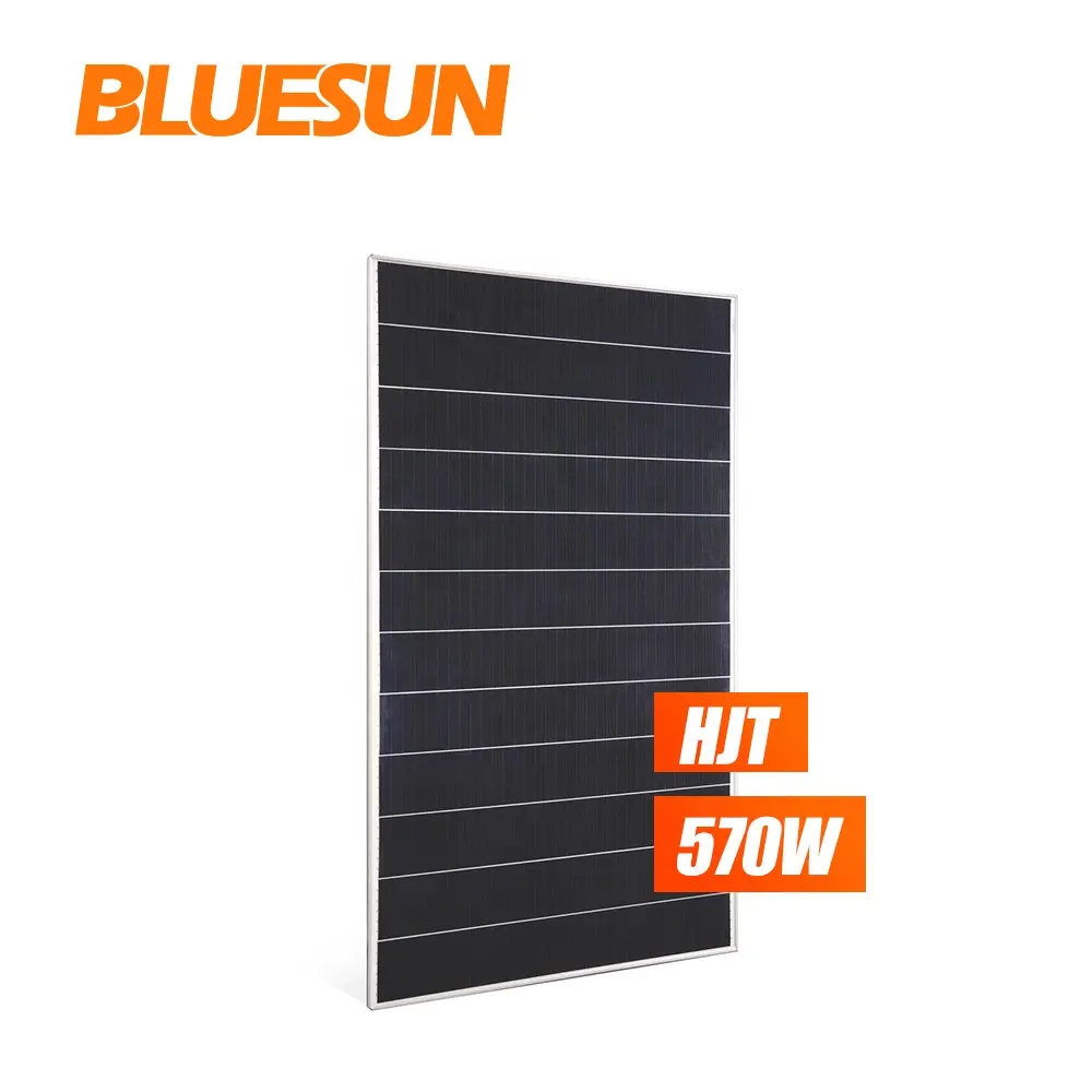 Bluesun hjt لوحة طاقة شمسية 570w 560w 550w لوحات سعر المصنع أعلى جودة الطاقة الكهروضوئية السعودية للطاقة الشمسية
