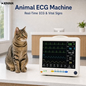 Moniteur patient animal, moniteur vétérinaire, appareil ECG vétérinaire pour l'examen des chevaux, des bovins, des moutons, des chats et des chiens - Product Image 4