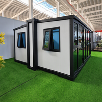 Maison conteneur extensible et pliable de la série 700, pour transport en vrac, bâtiment modulaire préfabriqué, unité mobile optimisée pour le fret