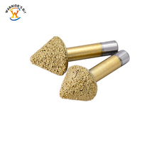 Mèches de gravure sur marbre CNC personnalisées de Warrior 60 90 120 mèches de pierre de granit diamant avec revêtement Altin Support ODM et OEM
