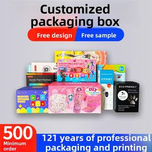 Caja de Embalaje de Productos Personalizada, Caja de Cartón Blanca Tipo Avión, Impresión de Caja de Color, Caja Corrugada, Caja de Regalo, Lote Pequeño - Product Image 1