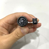 Midi Din 5-Pin Stecker Mini USB 2.0 Kamerakabel Verlängerungsadapter mit Geflochtener Abschirmung Anpassbare Länge