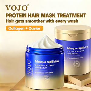 VOJO <span class=keywords><strong>Maschera</strong></span> Professionale per <span class=keywords><strong>Capelli</strong></span> al Caviale 500ml, Riparazione Proteica per <span class=keywords><strong>Capelli</strong></span> Danneggiati e Colorati, Effetto Liscio e Setoso per Marchi di Bellezza - Product Image 2