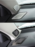 Couvre-aération CR-V 2023 en acier inoxydable, anneau de garniture de grille d'aération du tableau de bord, accessoires intérieurs de voiture