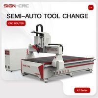 Máquina CNC Semiautomática para Trabajar la Madera, con Husillo HQD de 9kw, Alta Precisión, Venta Directa de Fábrica