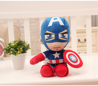 Peluche Spiderman, Captain America, Batman, Iron Man, jouets en peluche, cadeau pour enfants, porte-clés en peluche
