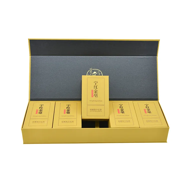 Toptan hediye kahve çay poşetleri ambalaj kağıt çay kutusu özel tasarım baskılı karton kutu çay paketleme