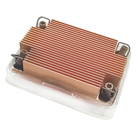 Dissipateur thermique pour processeur de serveur 1U, cuivre rainuré, LGA 3647 4189 4677, 230W, refroidissement passif pour processeur de serveur